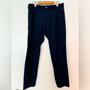 Lululemon Commission (now ABC) Trouser Slim Navy (28” inseam)